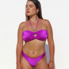 top cinco argolas purple