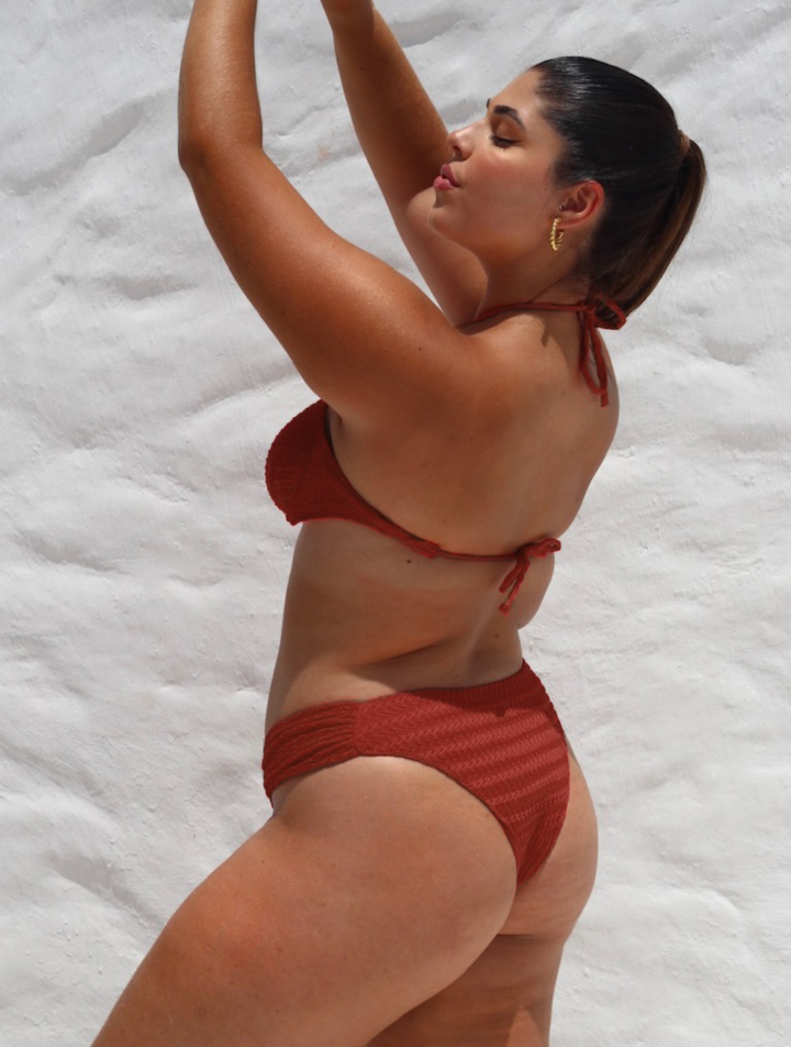 tanga lateral larga brown crochet