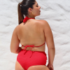 Tanga Biquíni Hot Pants Sol Red Crochet